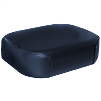 UT5479    Seat Bottom---Black Vinyl---Wood Back